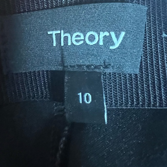 THEORY Black Satin Leggings NWT - Picture 5 of 9